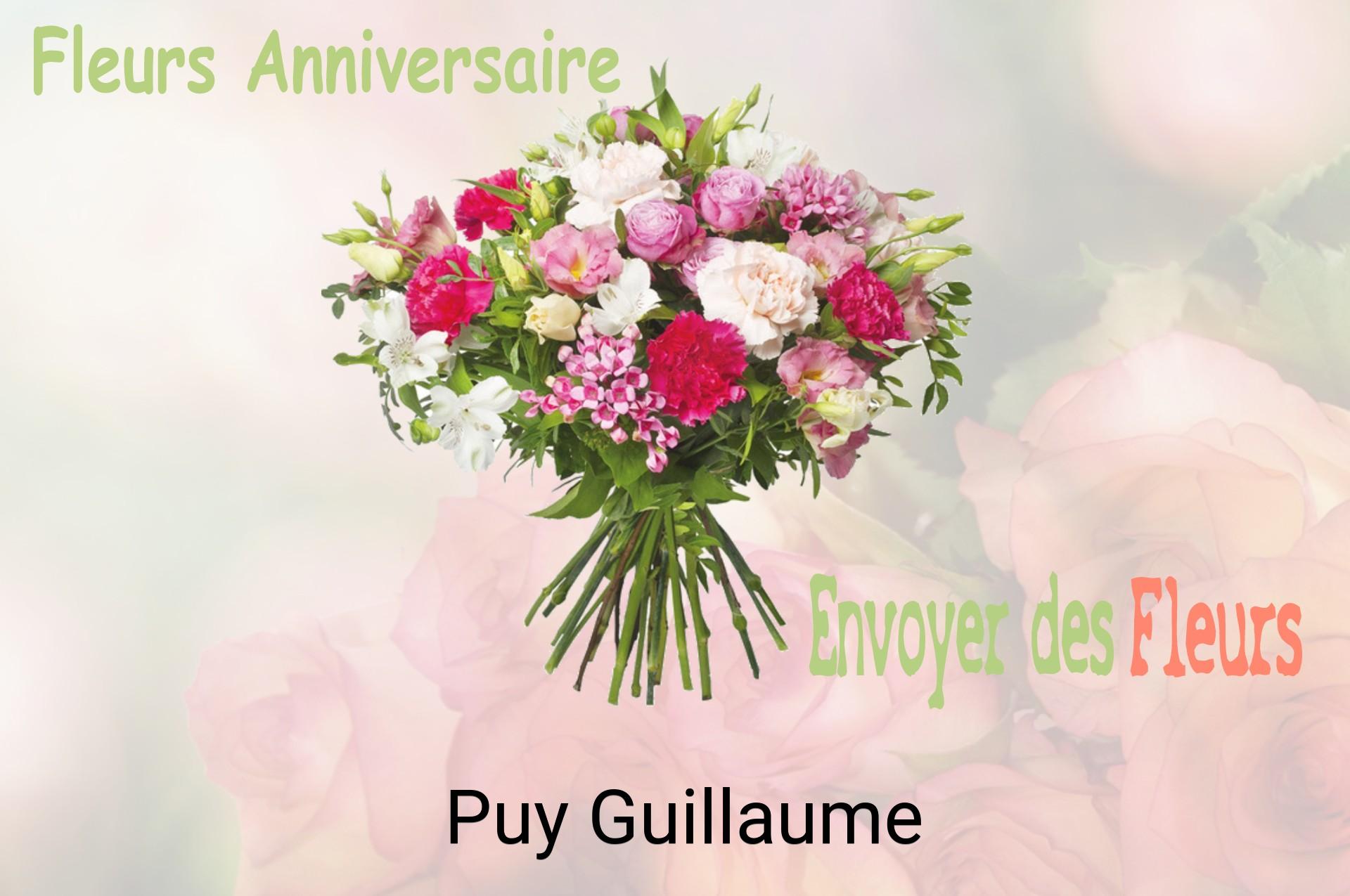 Bouquet de fleurs d’anniversaire livré à Puy-Guillaume